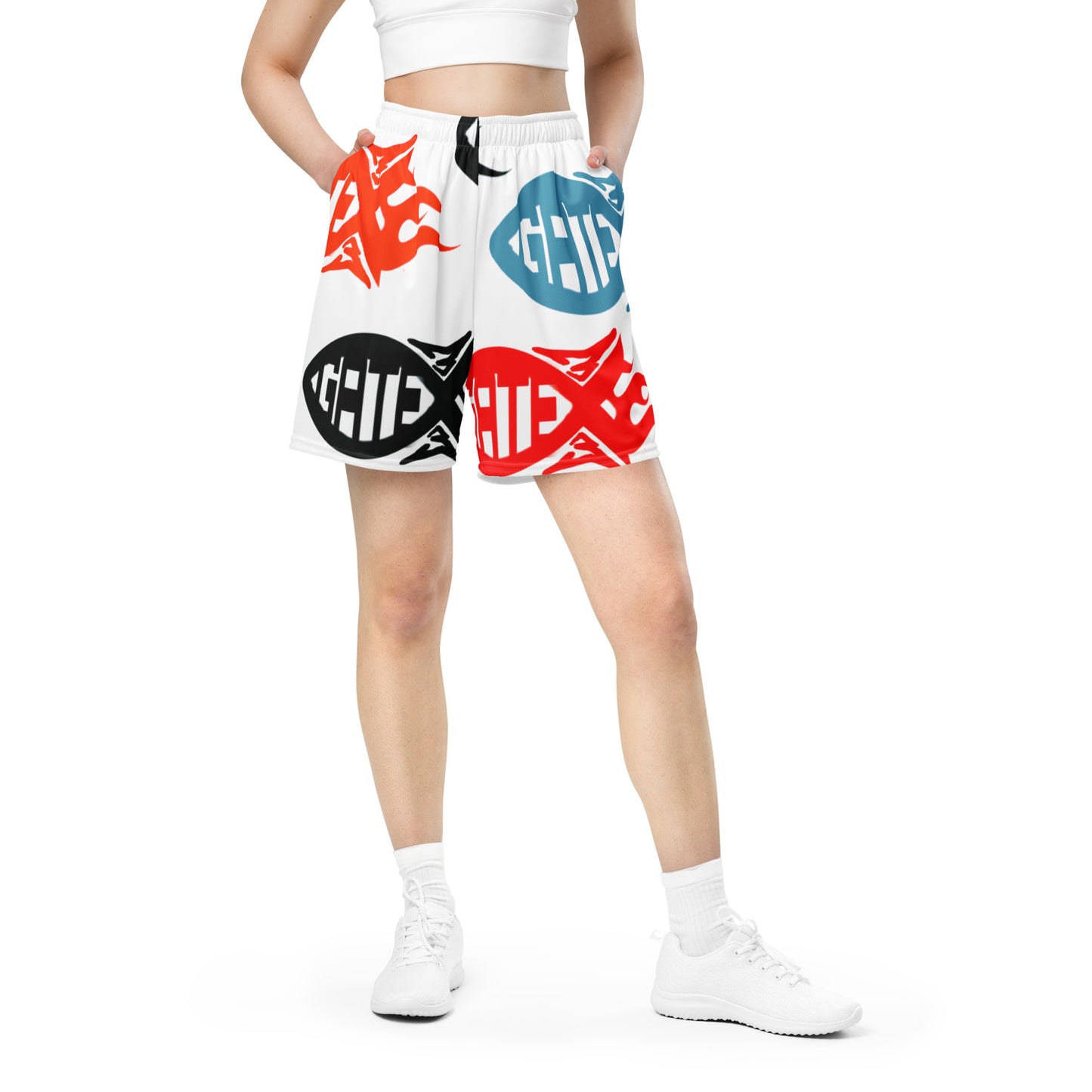 SOUL SEEKERS Unisex mesh shorts