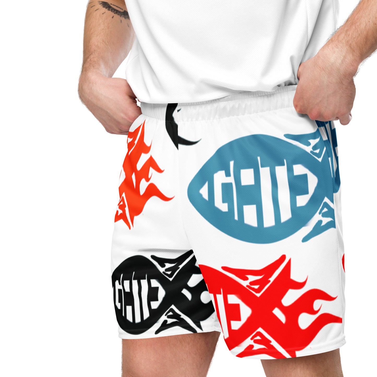 SOUL SEEKERS Unisex mesh shorts