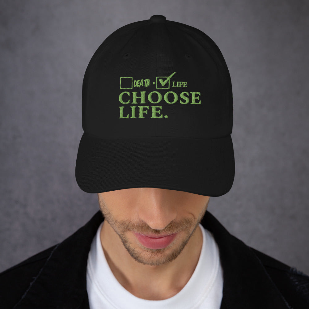 CHOSSE LIFE Dad hat