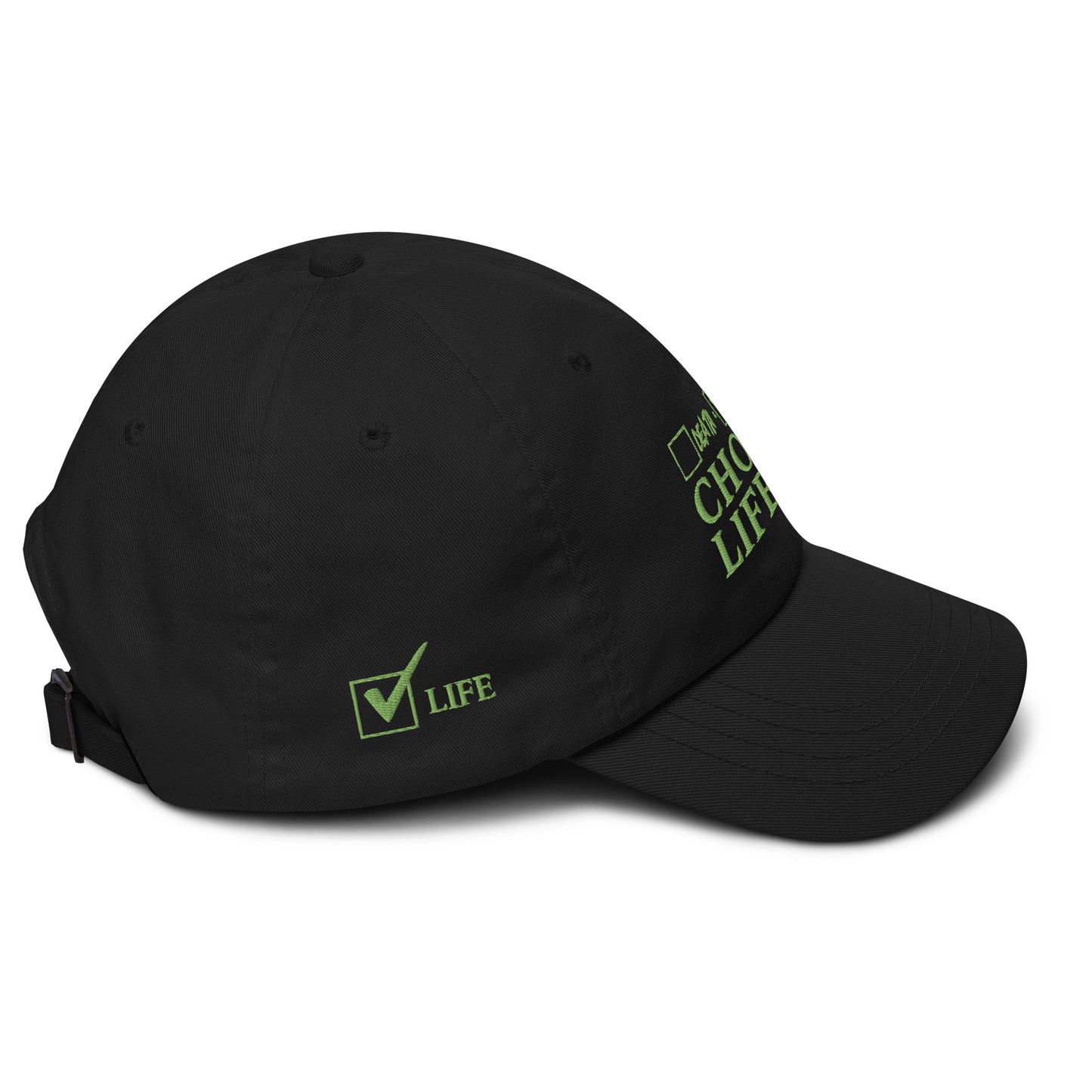 CHOSSE LIFE Dad hat