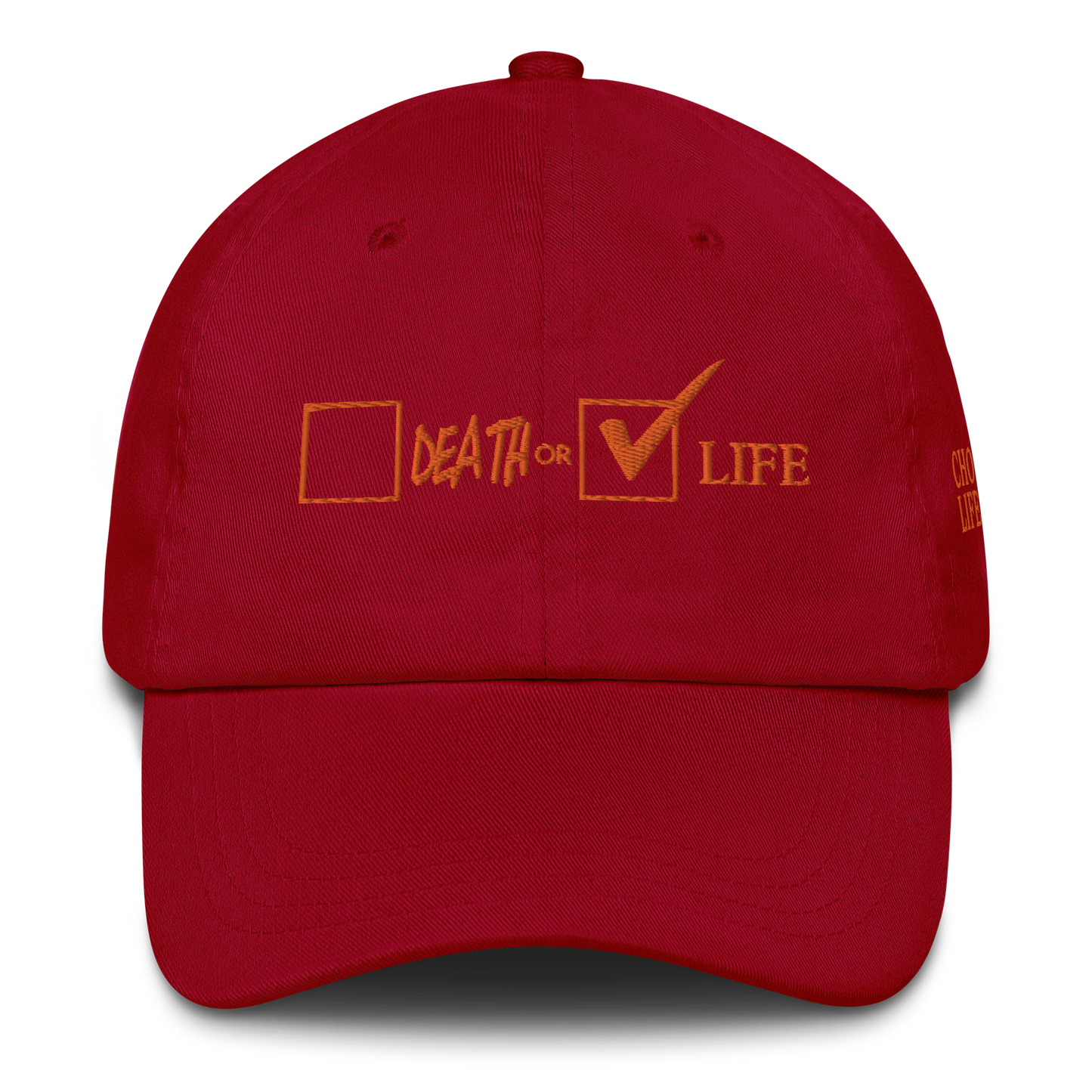 CHOOSE LIFE Dad hat