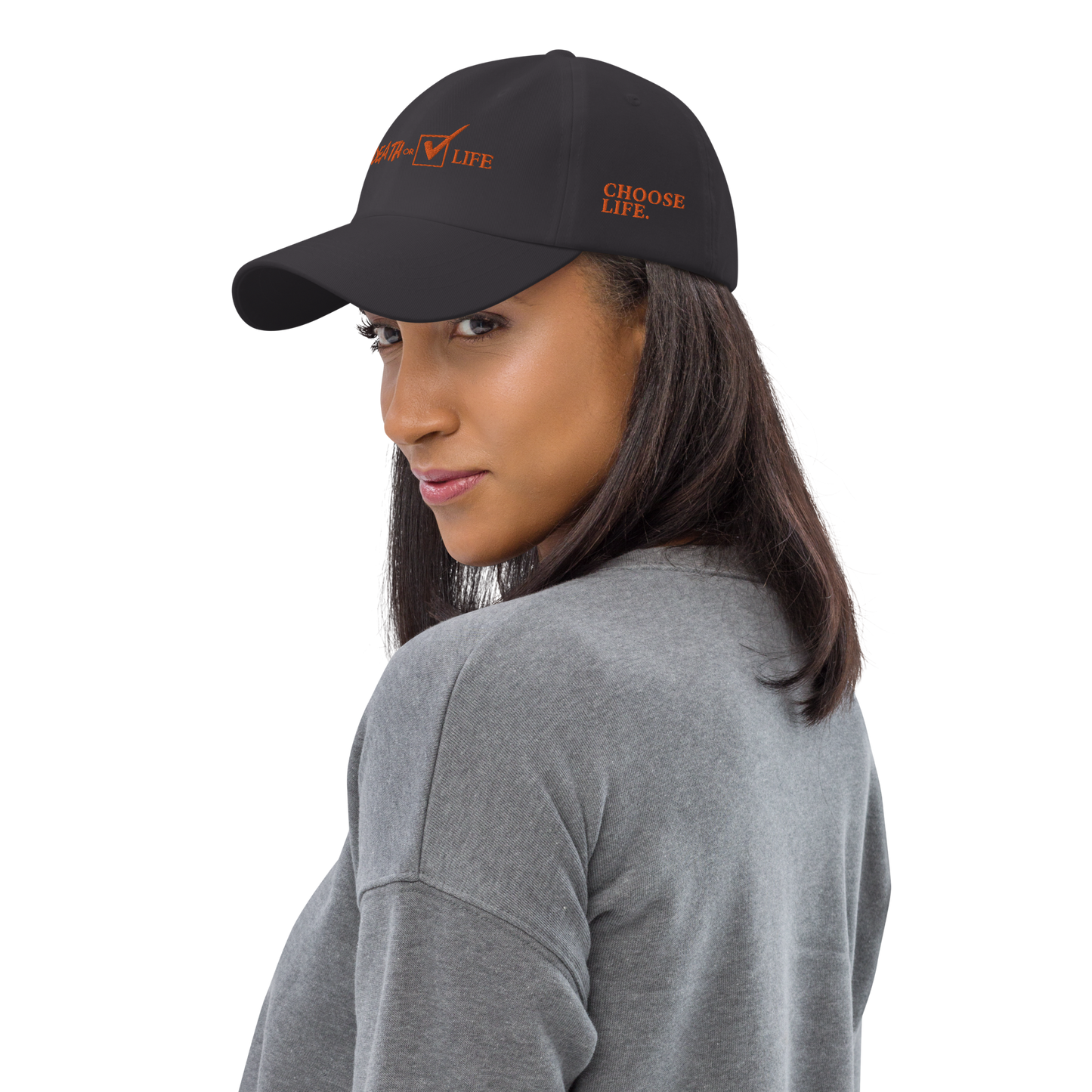 CHOOSE LIFE Dad hat