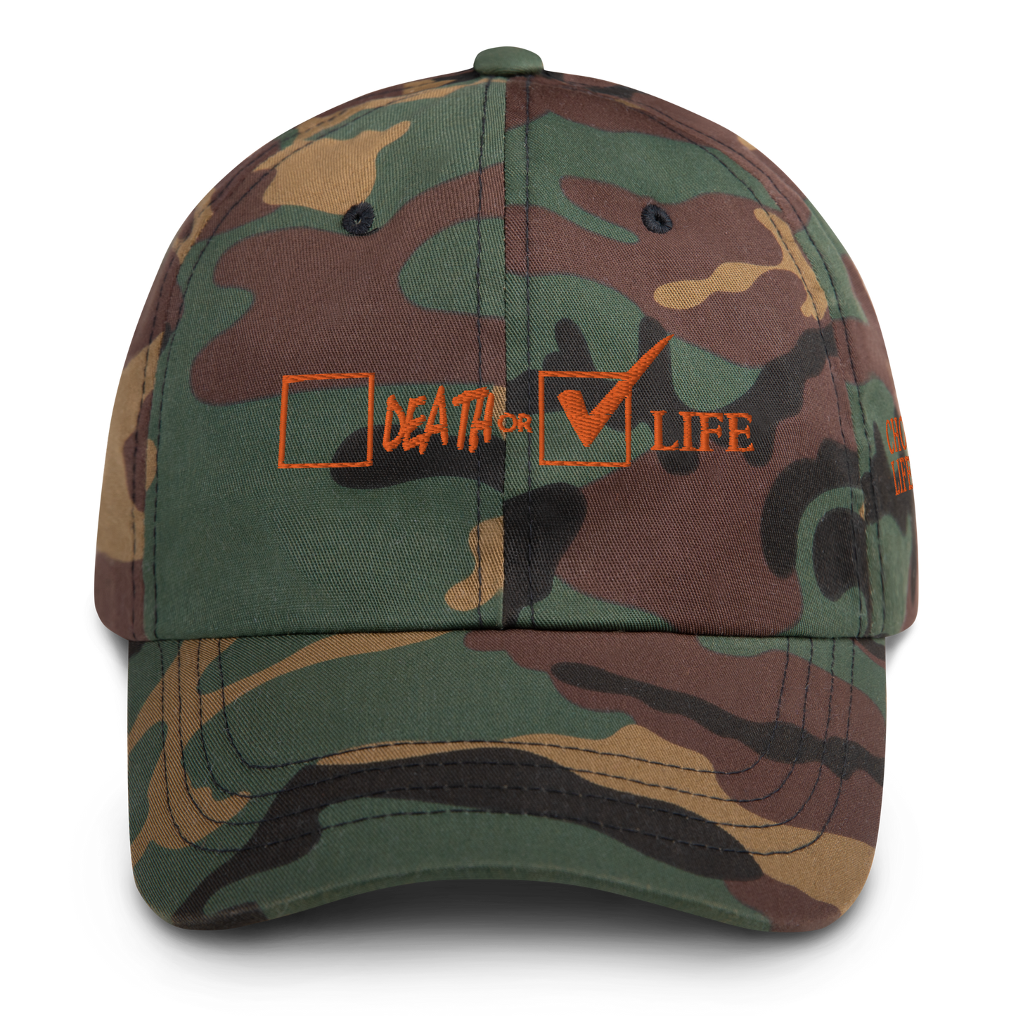 CHOOSE LIFE Dad hat