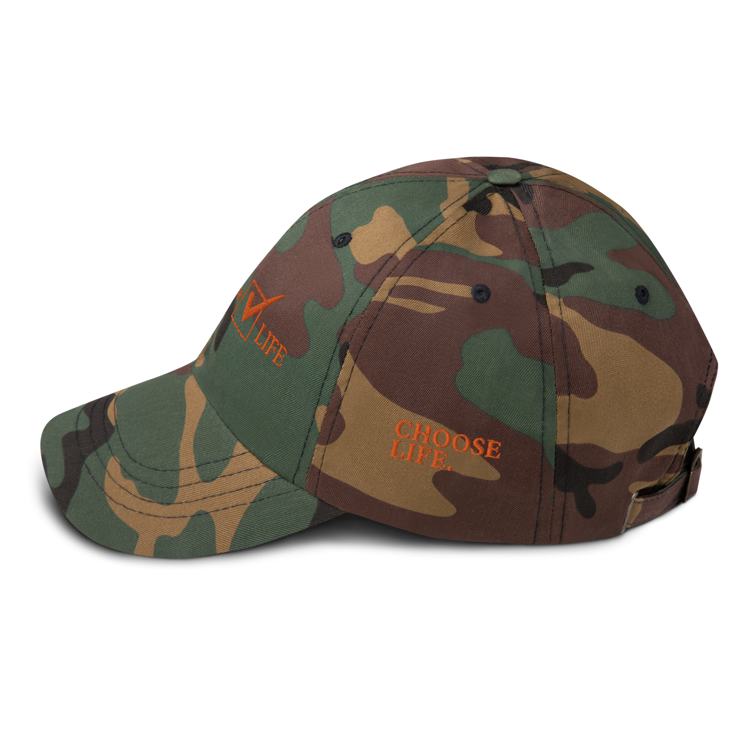 CHOOSE LIFE Dad hat