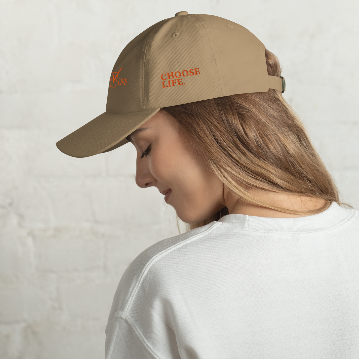 CHOOSE LIFE Dad hat