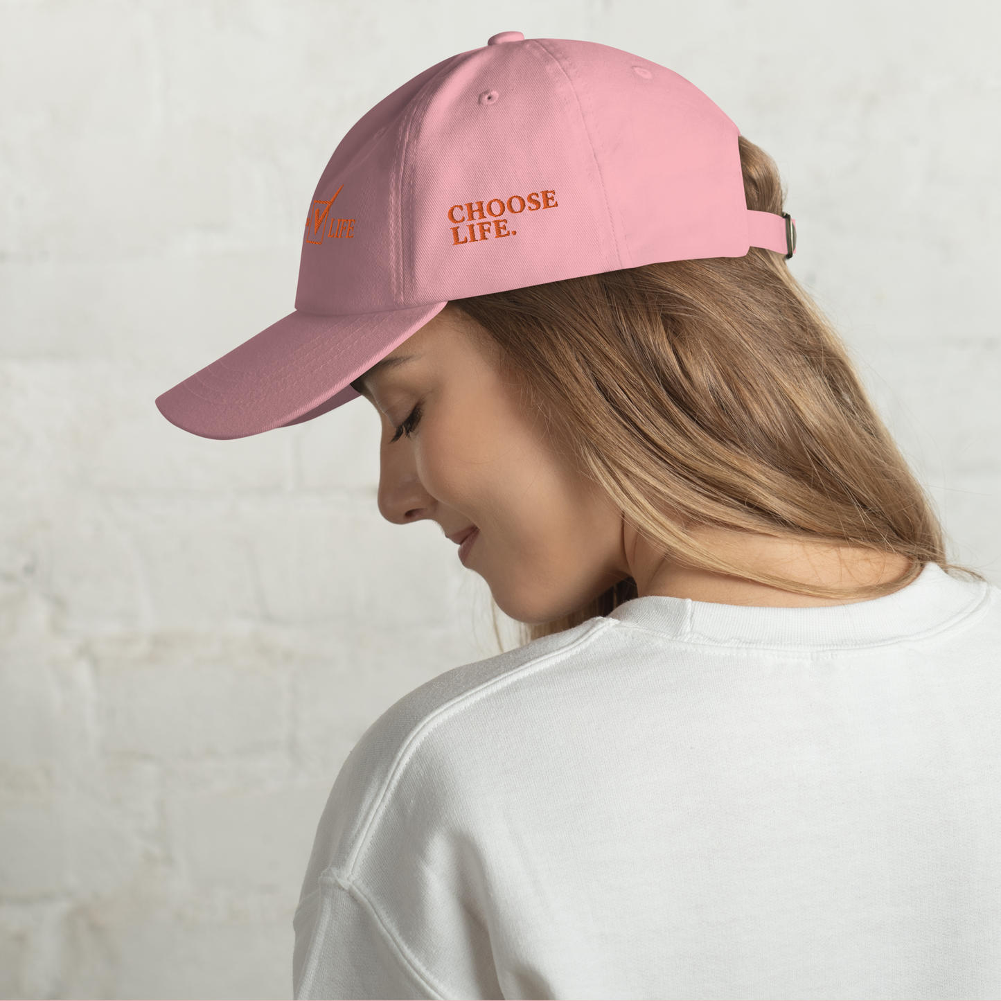 CHOOSE LIFE Dad hat