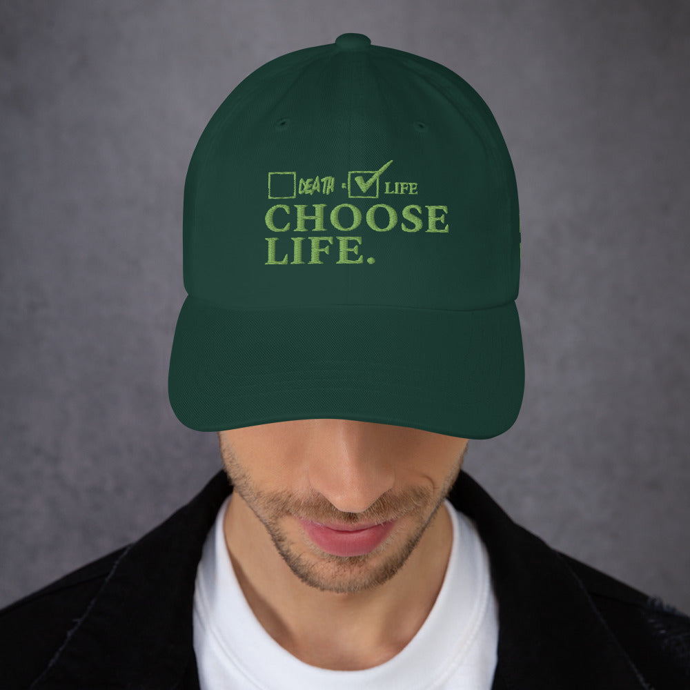 CHOSSE LIFE Dad hat