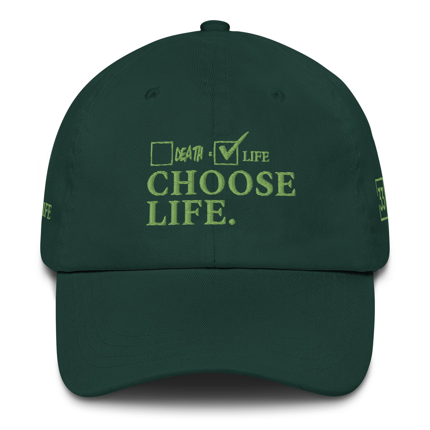 CHOSSE LIFE Dad hat