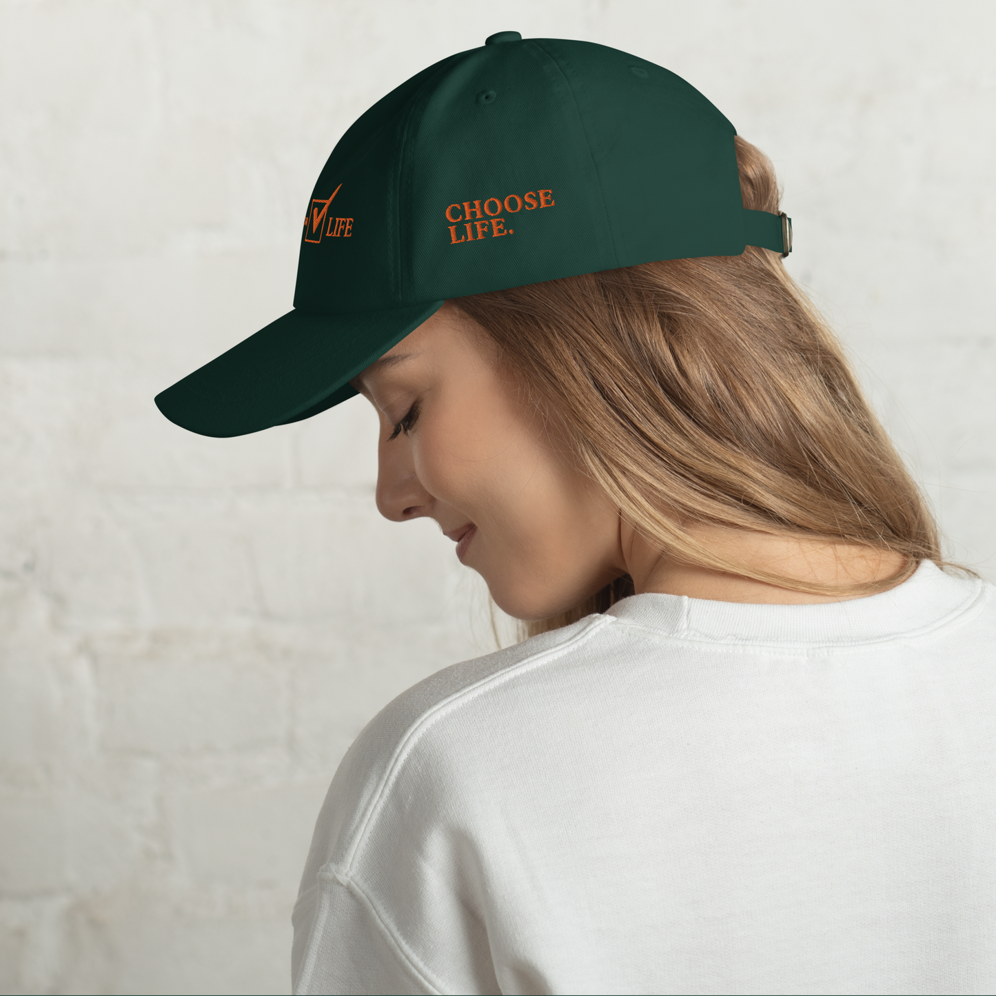 CHOOSE LIFE Dad hat