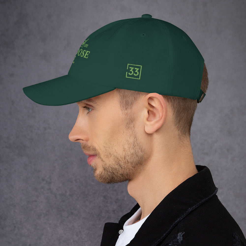 CHOSSE LIFE Dad hat