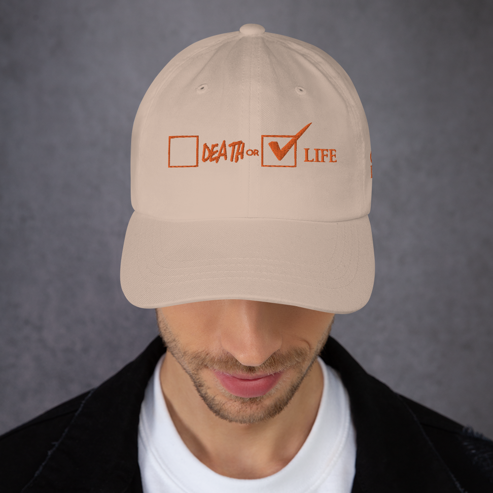 CHOOSE LIFE Dad hat