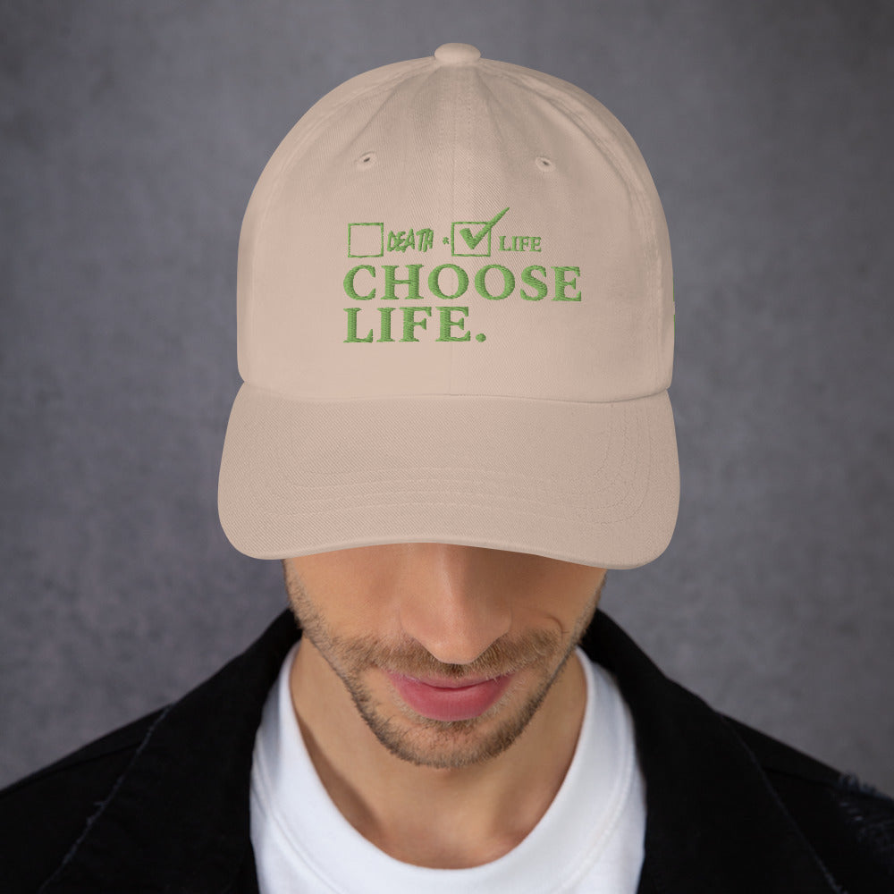 CHOSSE LIFE Dad hat