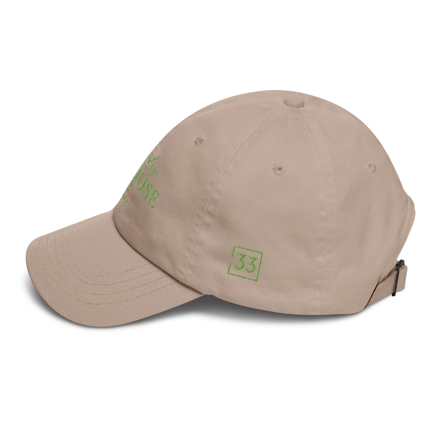 CHOSSE LIFE Dad hat