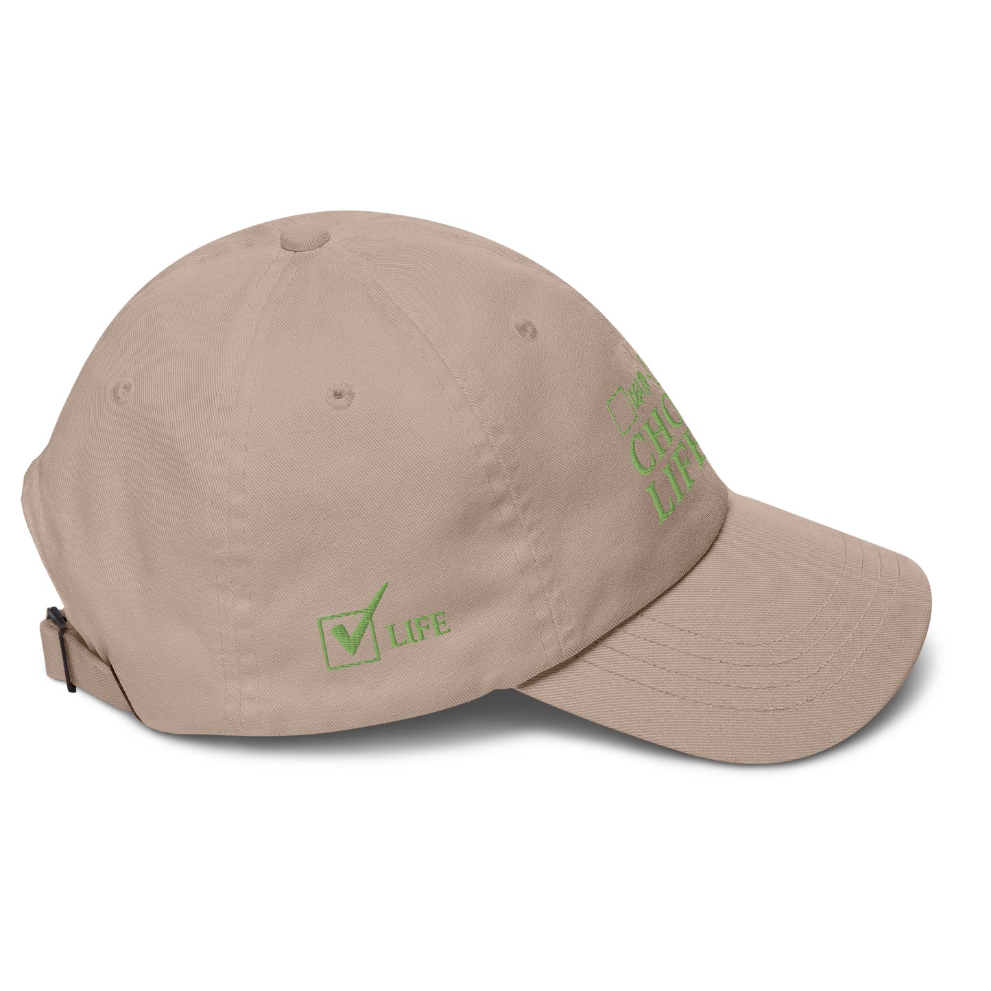 CHOSSE LIFE Dad hat