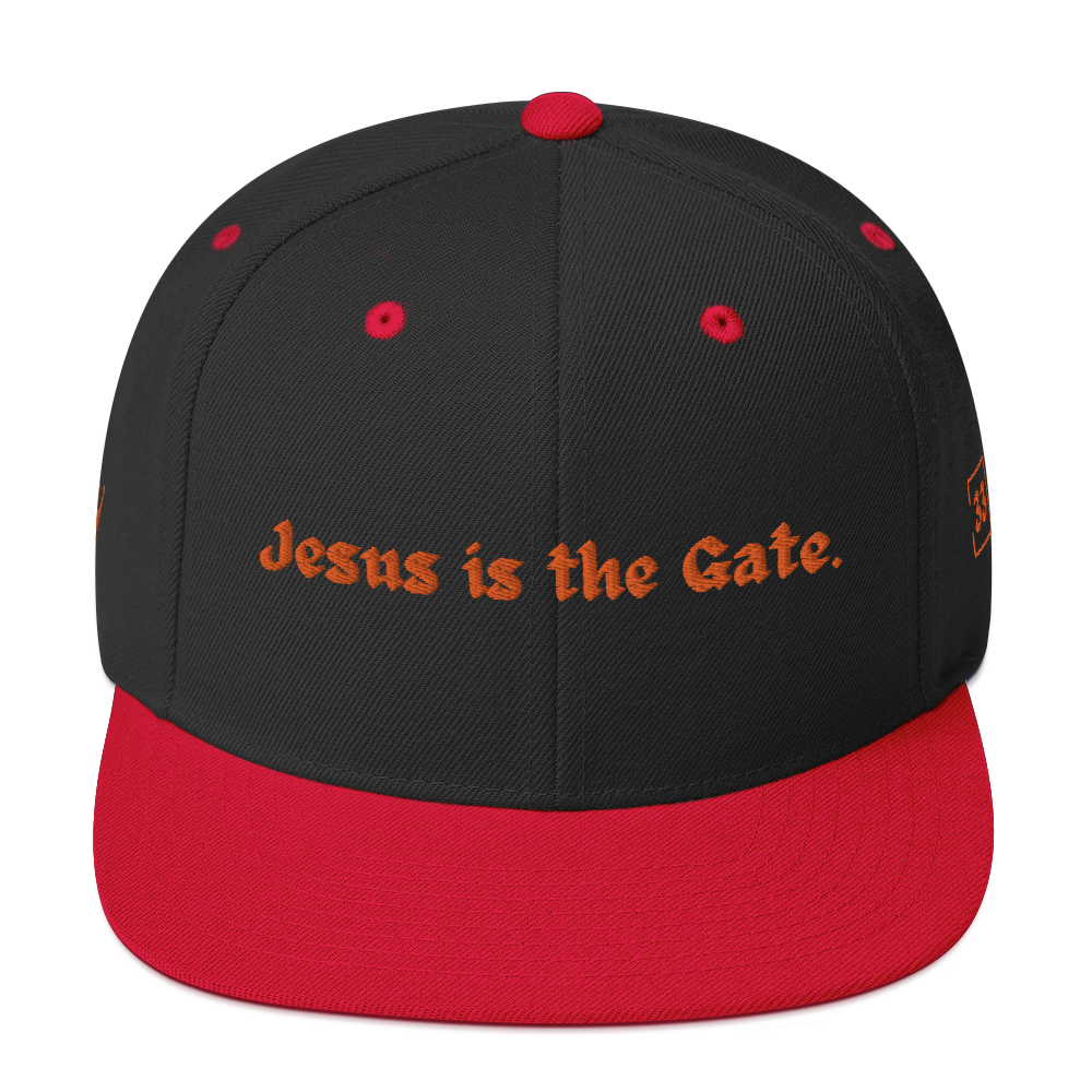 Jesus is the Gate. Snapback Hat