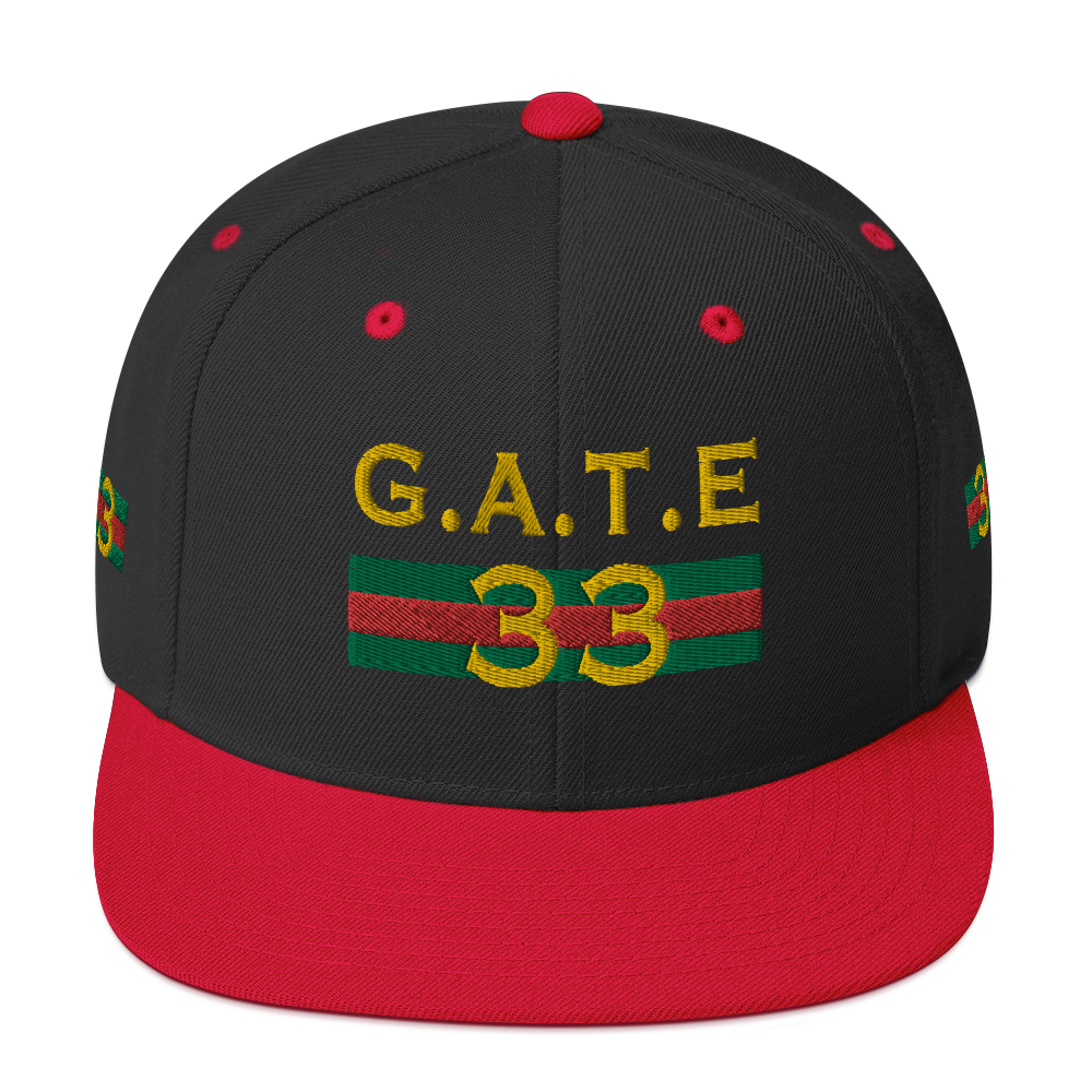 Gate33 Classic Snapback Hat