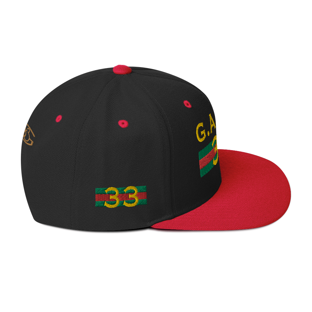 Gate33 Classic Snapback Hat
