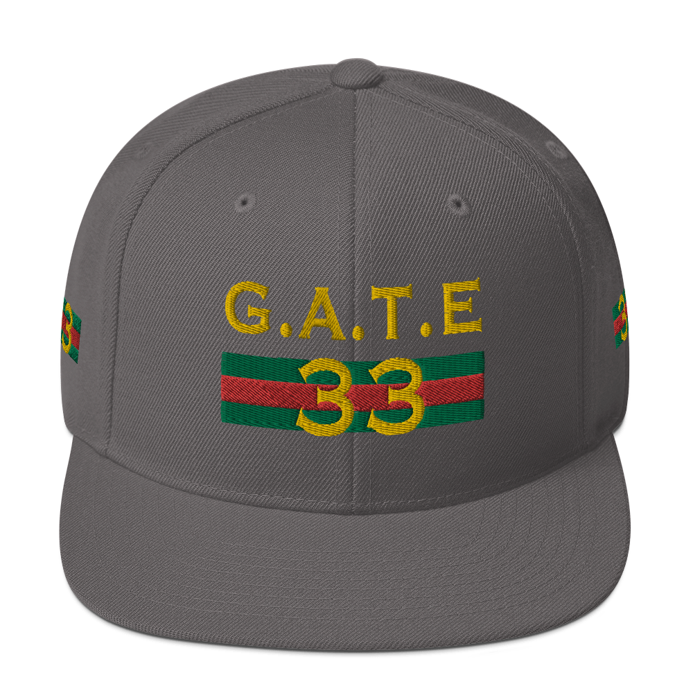 Gate33 Classic Snapback Hat