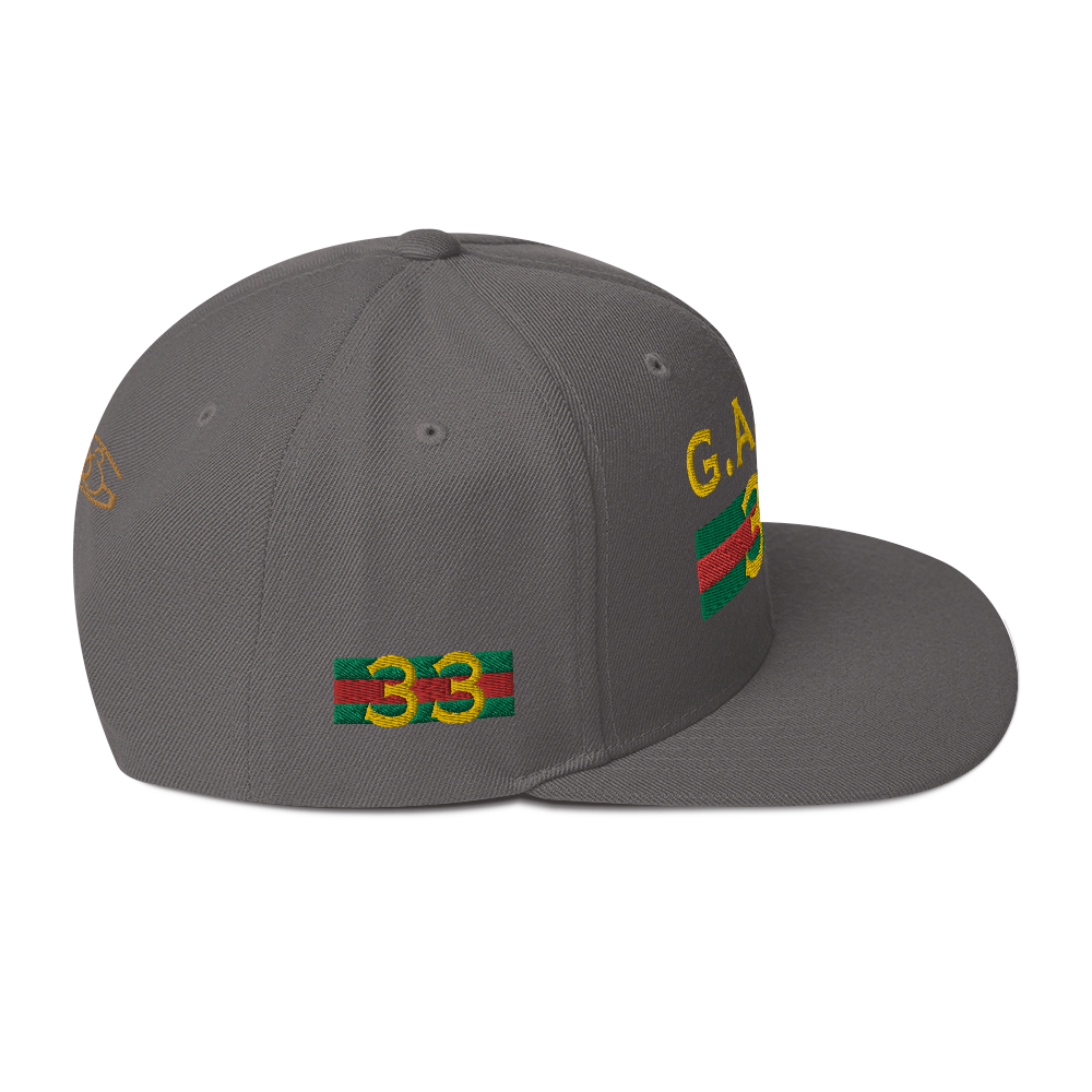 Gate33 Classic Snapback Hat