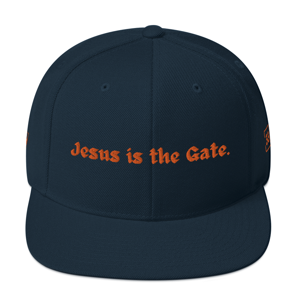 Jesus is the Gate. Snapback Hat