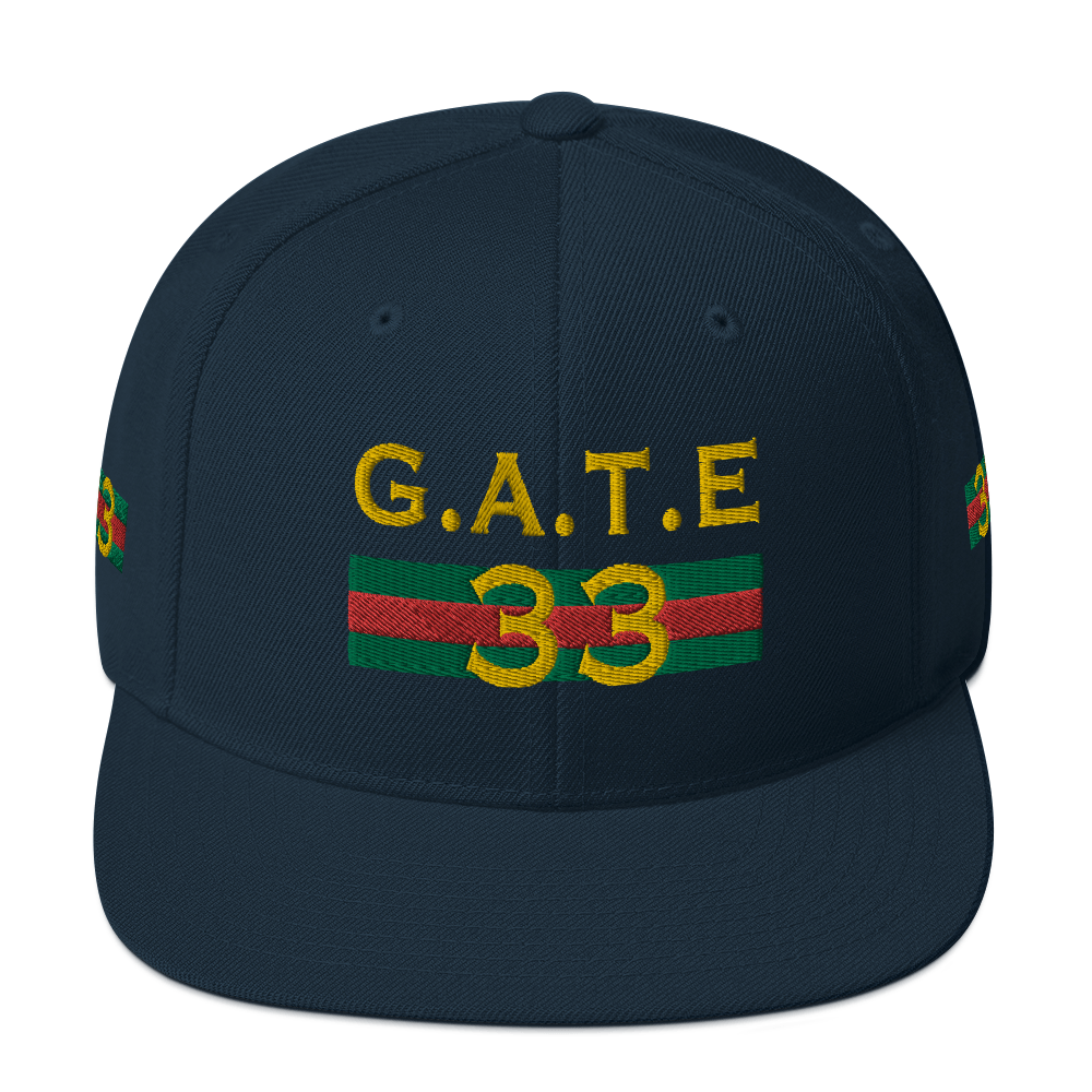 Gate33 Classic Snapback Hat