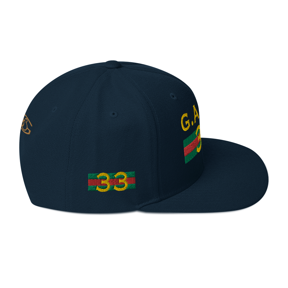Gate33 Classic Snapback Hat