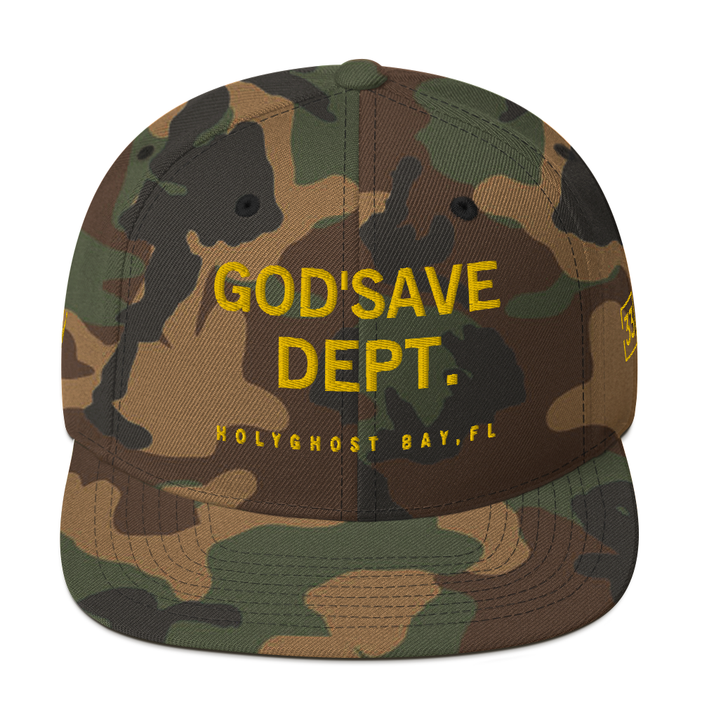 GOD'SAVE Snapback Hat