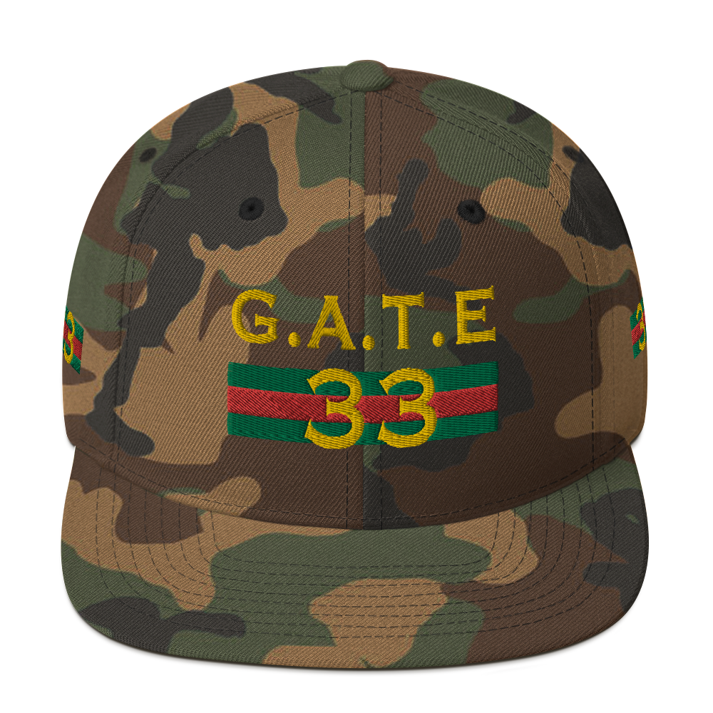Gate33 Classic Snapback Hat