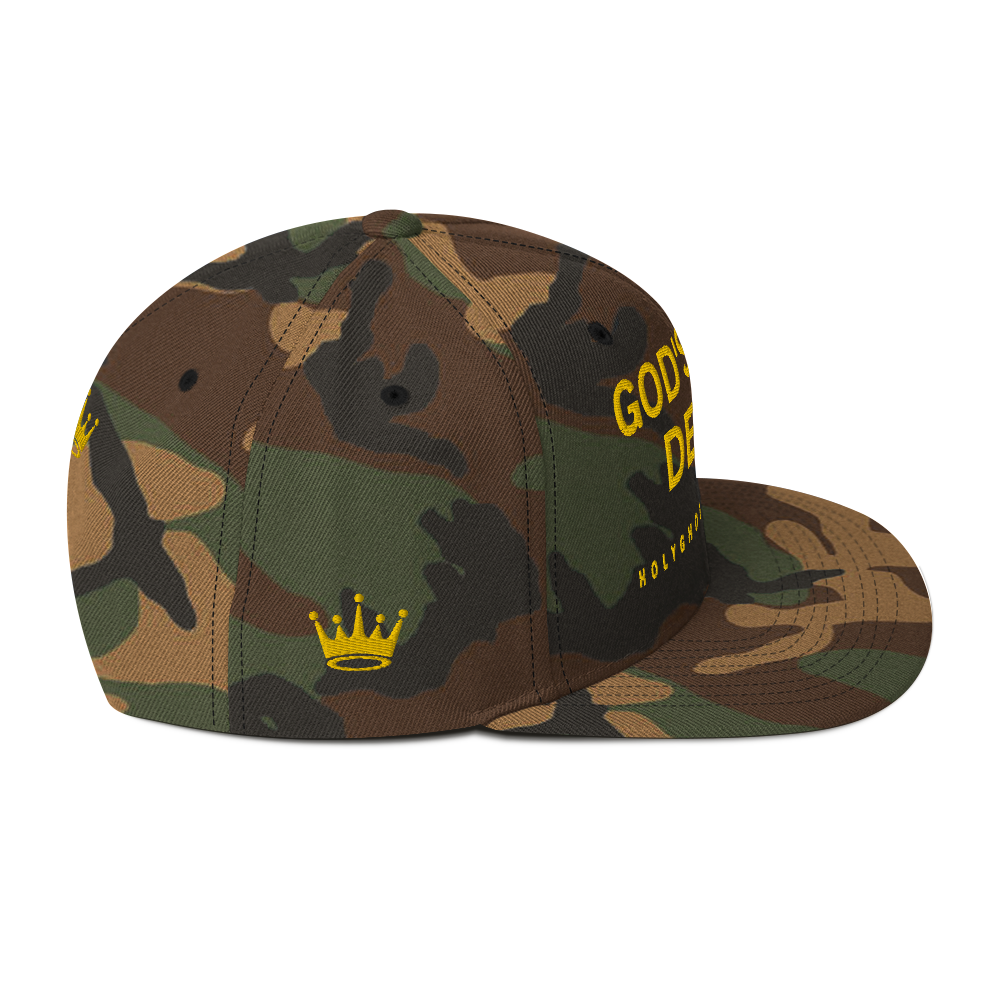 GOD'SAVE Snapback Hat