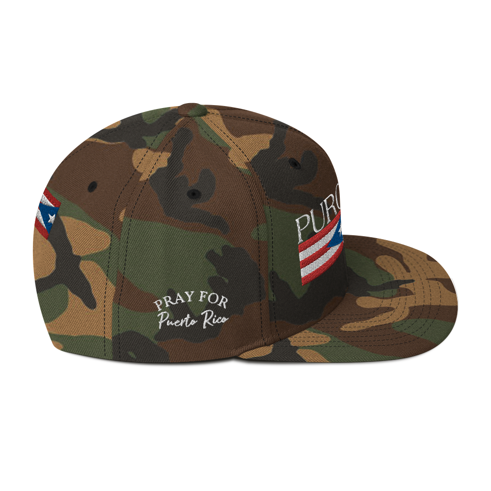 PRAY FOR PR Snapback Hat
