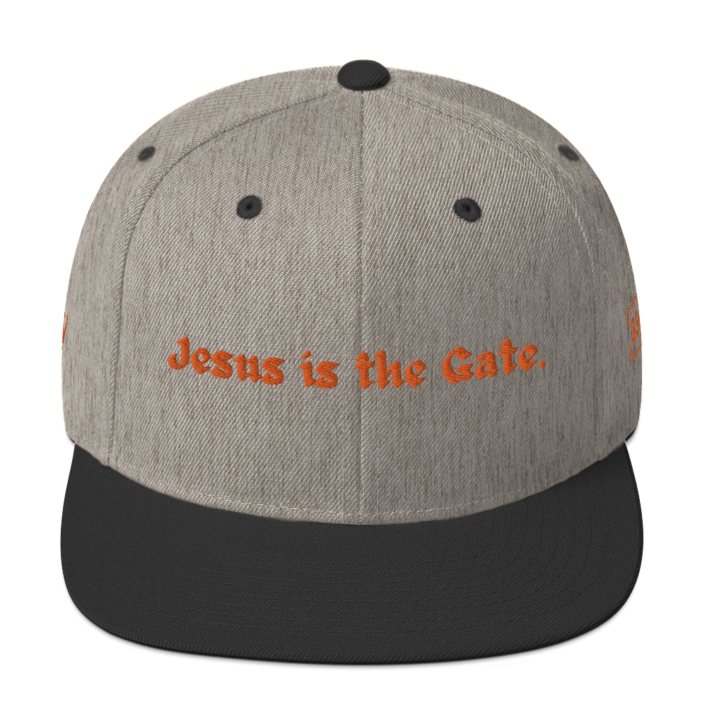 Jesus is the Gate. Snapback Hat
