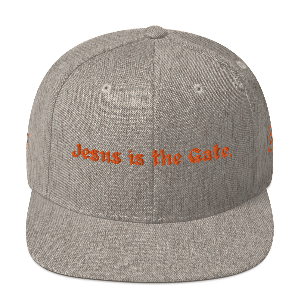 Jesus is the Gate. Snapback Hat