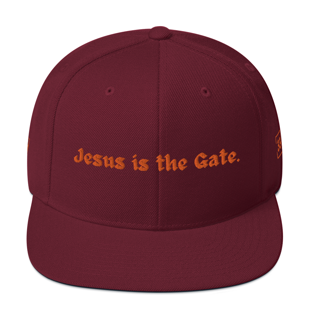 Jesus is the Gate. Snapback Hat