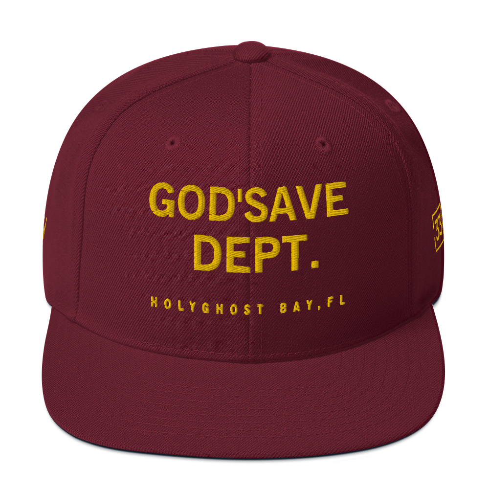GOD'SAVE Snapback Hat