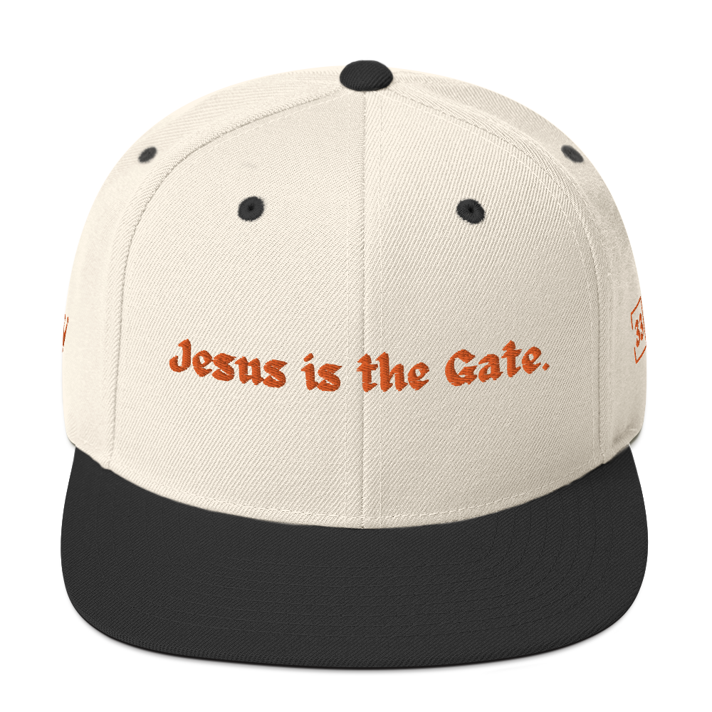 Jesus is the Gate. Snapback Hat