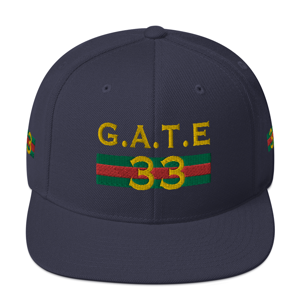 Gate33 Classic Snapback Hat