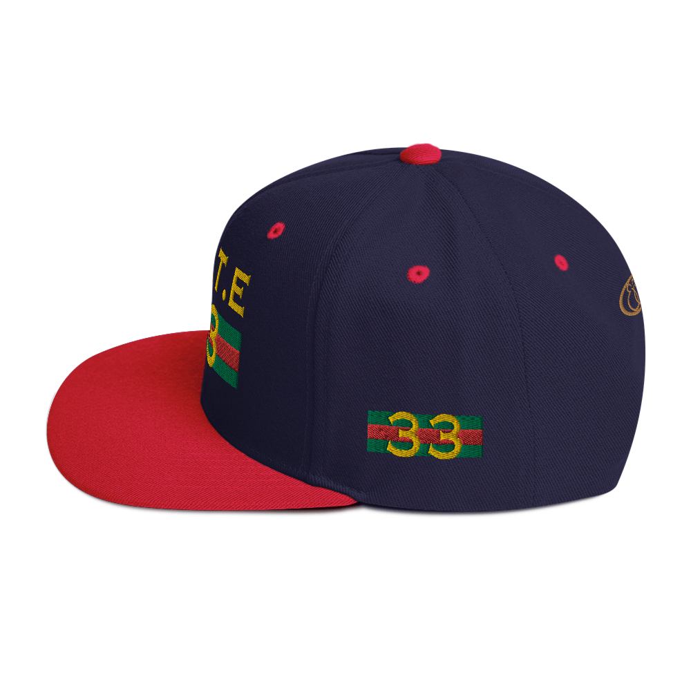Gate33 Classic Snapback Hat