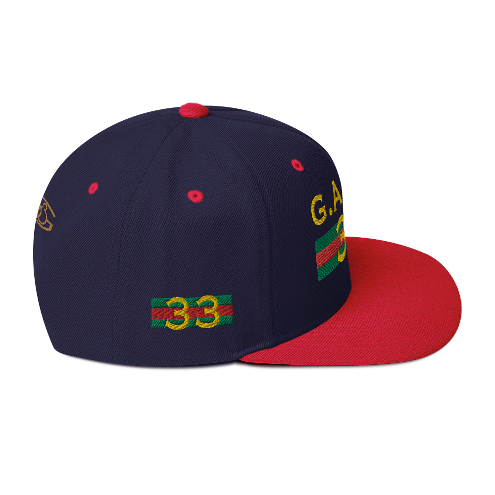 Gate33 Classic Snapback Hat