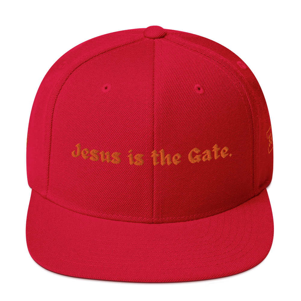 Jesus is the Gate. Snapback Hat