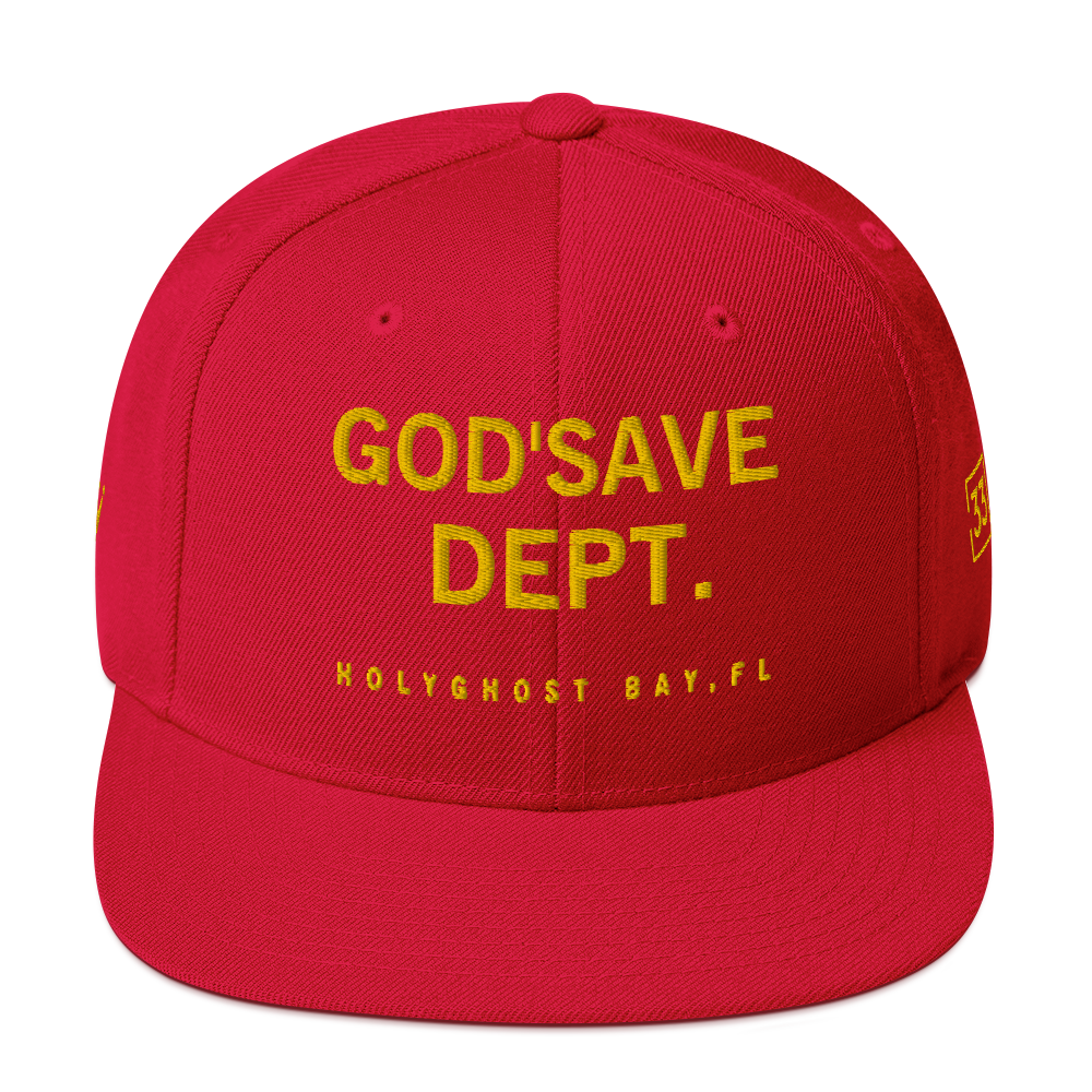 GOD'SAVE Snapback Hat