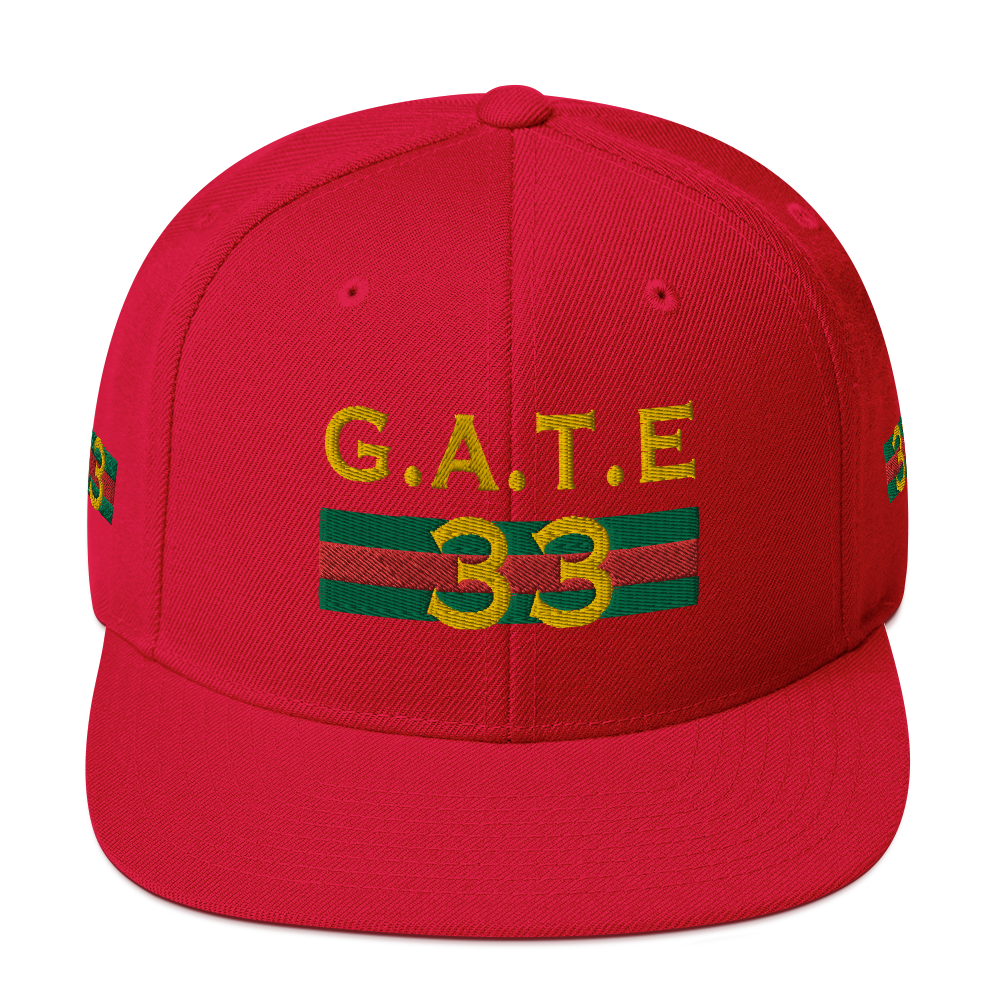Gate33 Classic Snapback Hat