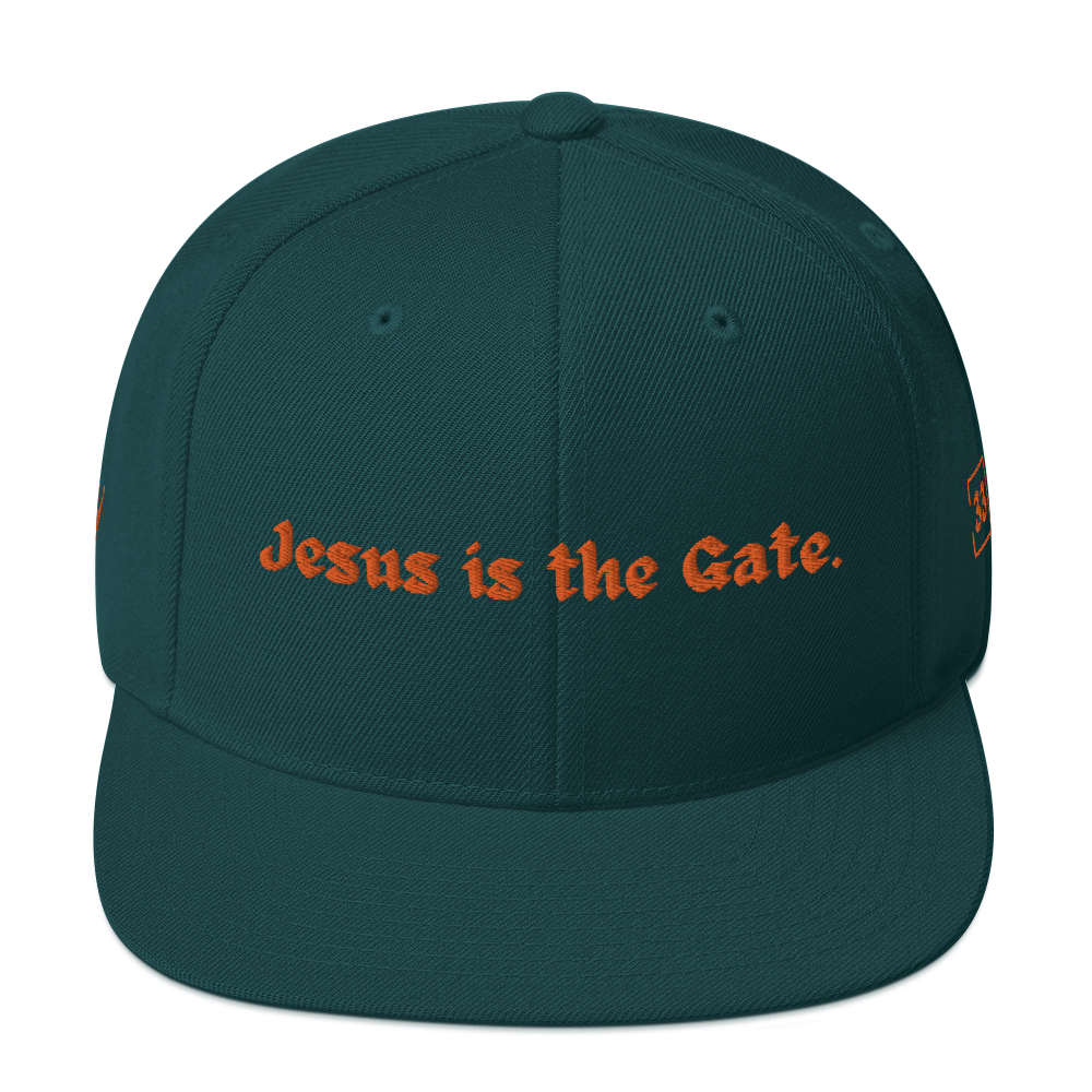 Jesus is the Gate. Snapback Hat