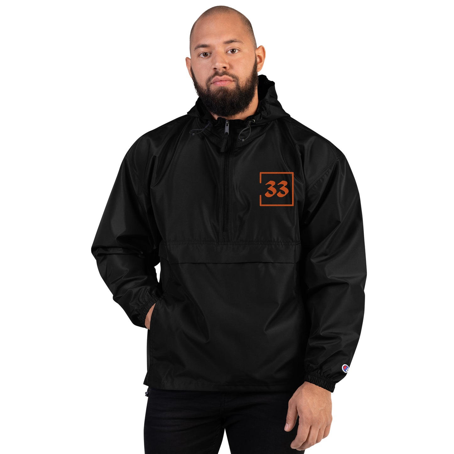 33 Embroidered Champion Packable Jacket