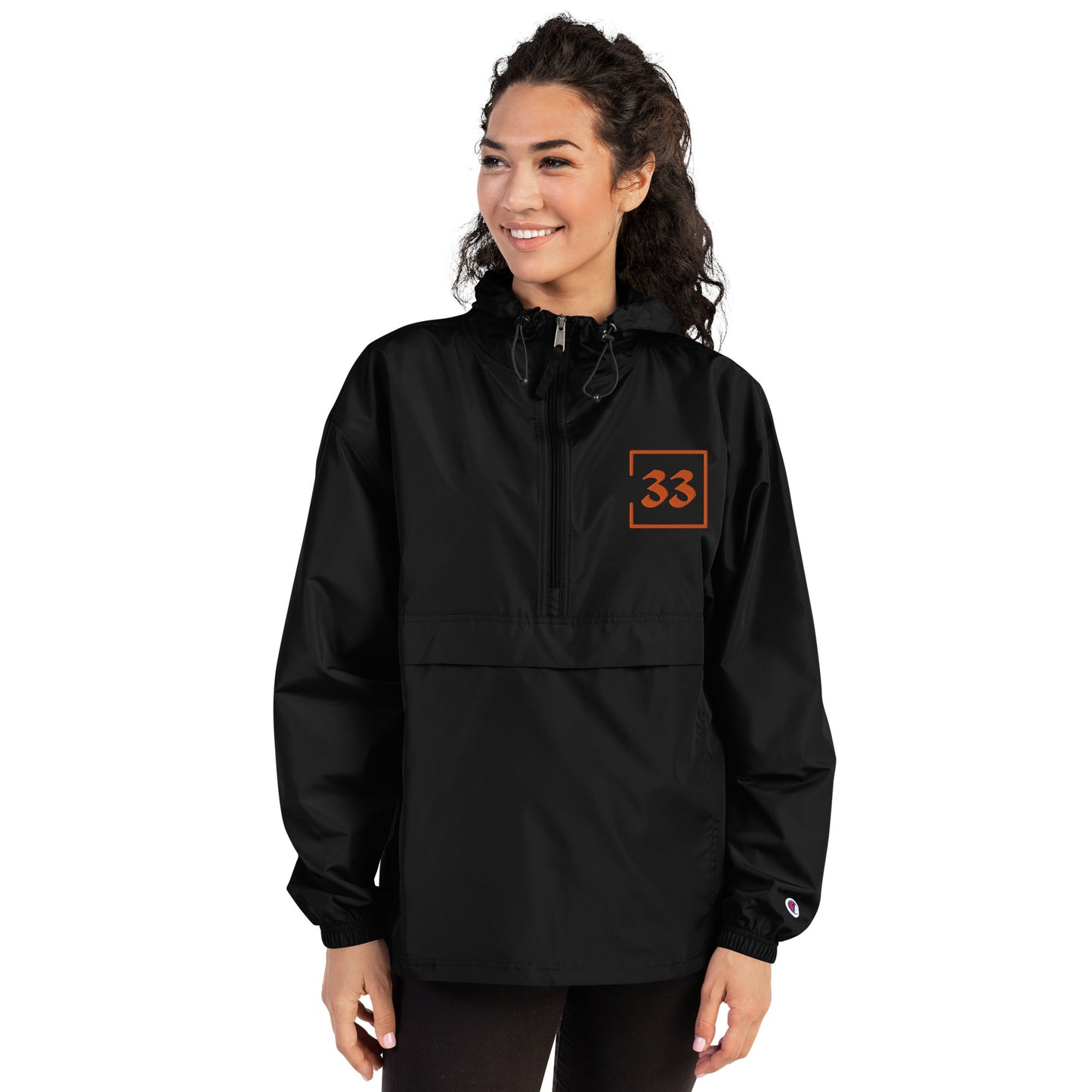 33 Embroidered Champion Packable Jacket