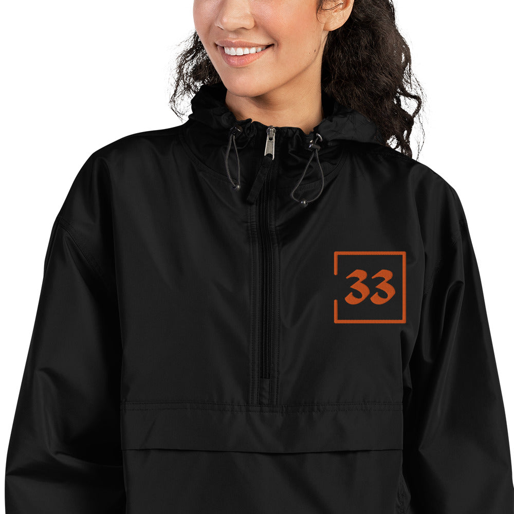 33 Embroidered Champion Packable Jacket