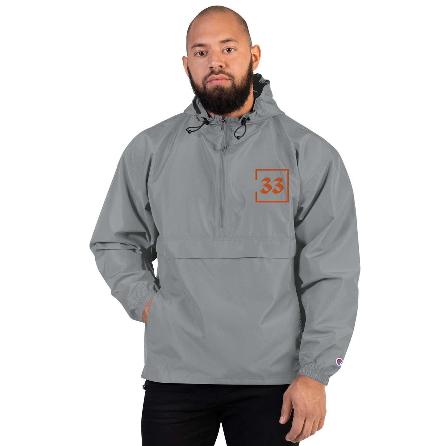 33 Embroidered Champion Packable Jacket