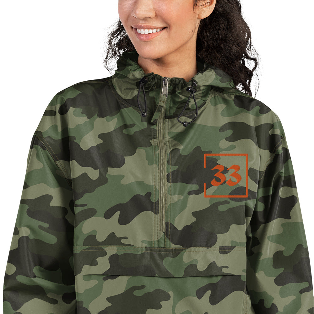 33 Embroidered Champion Packable Jacket
