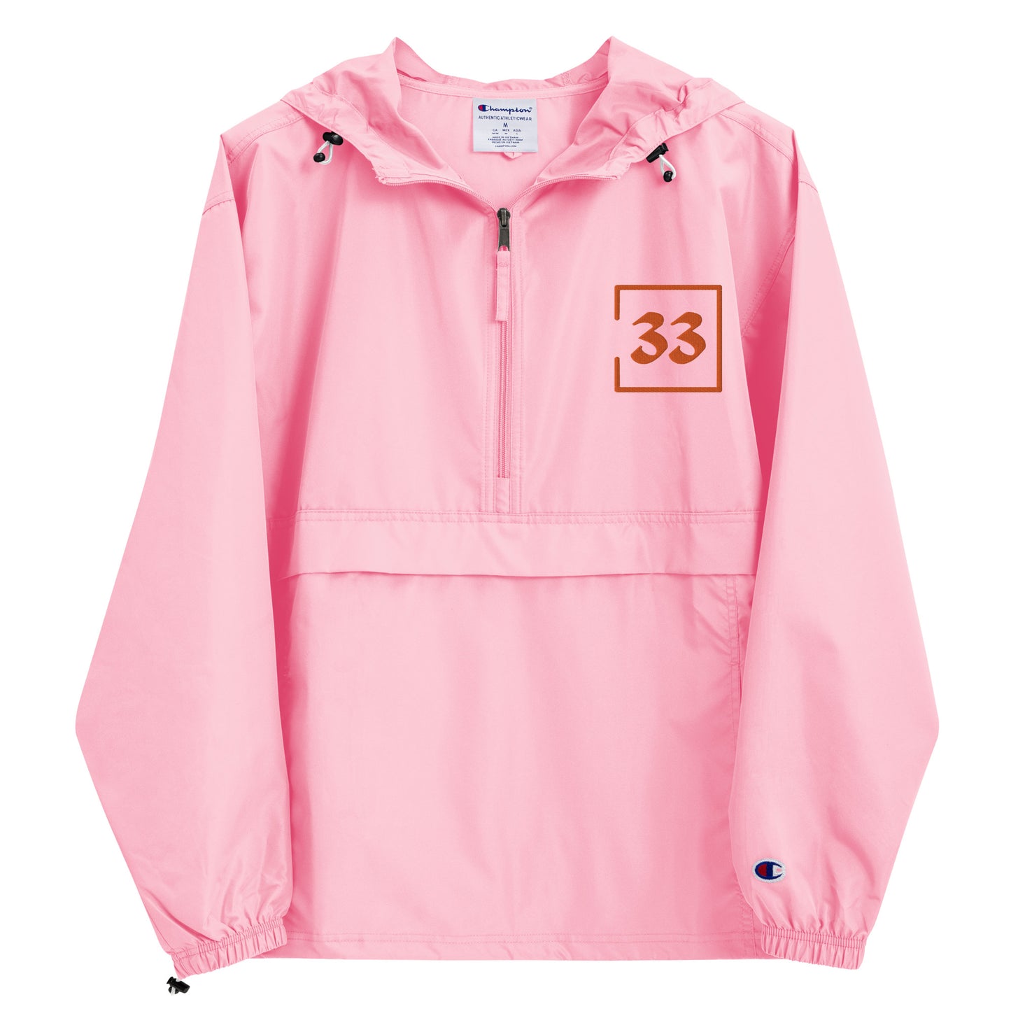 33 Embroidered Champion Packable Jacket