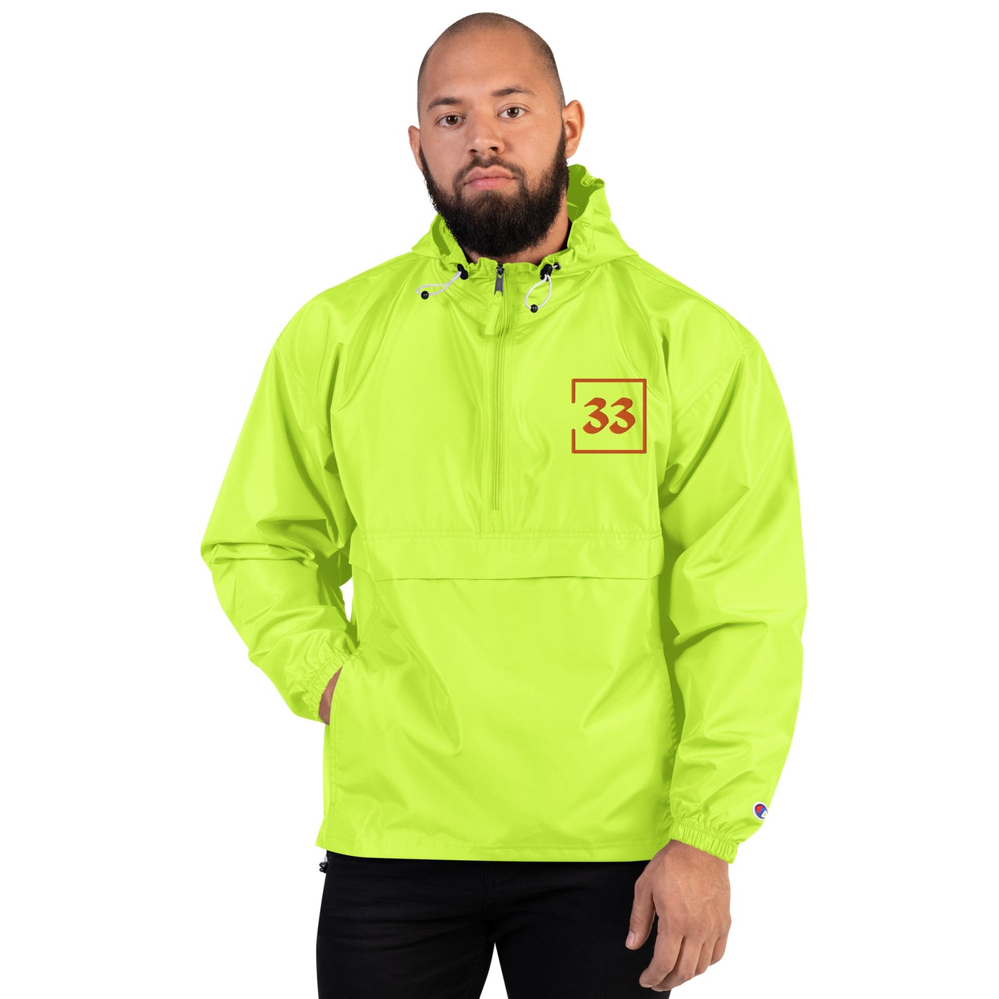 33 Embroidered Champion Packable Jacket