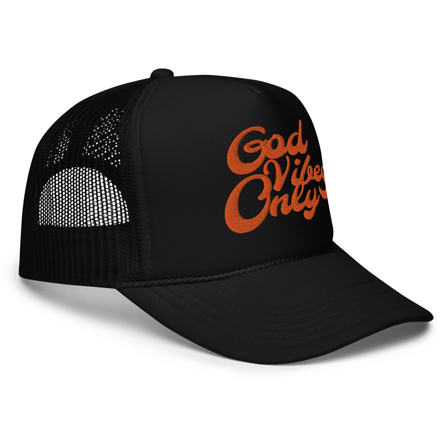God Vibes Only Foam trucker hat